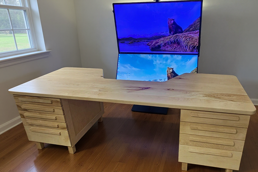 The Ultimate Command Center: Dual 50-inch Monitor Workstation Plans