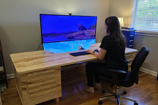 Wood Desk Shop Drawings